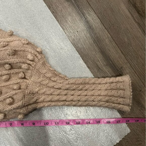 [M]Chicwish Blush Pink Pom Batwing LS Wool Blend Sweater Crew neck - Picture 11 of 13